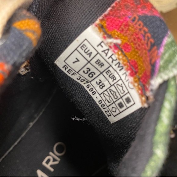 FARM Rio Leopard Mushroom Flatform High Top Sneaker Size 7 - Picture 12 of 16